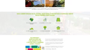 Capture d'écran montrant divers pictogrammes réalisés pour Techni-Vert